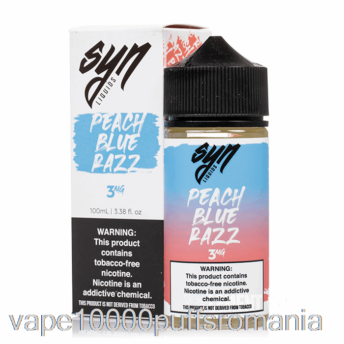 Vape Romania Peach Blue Razz - Syn Lichid - 100ml 6mg